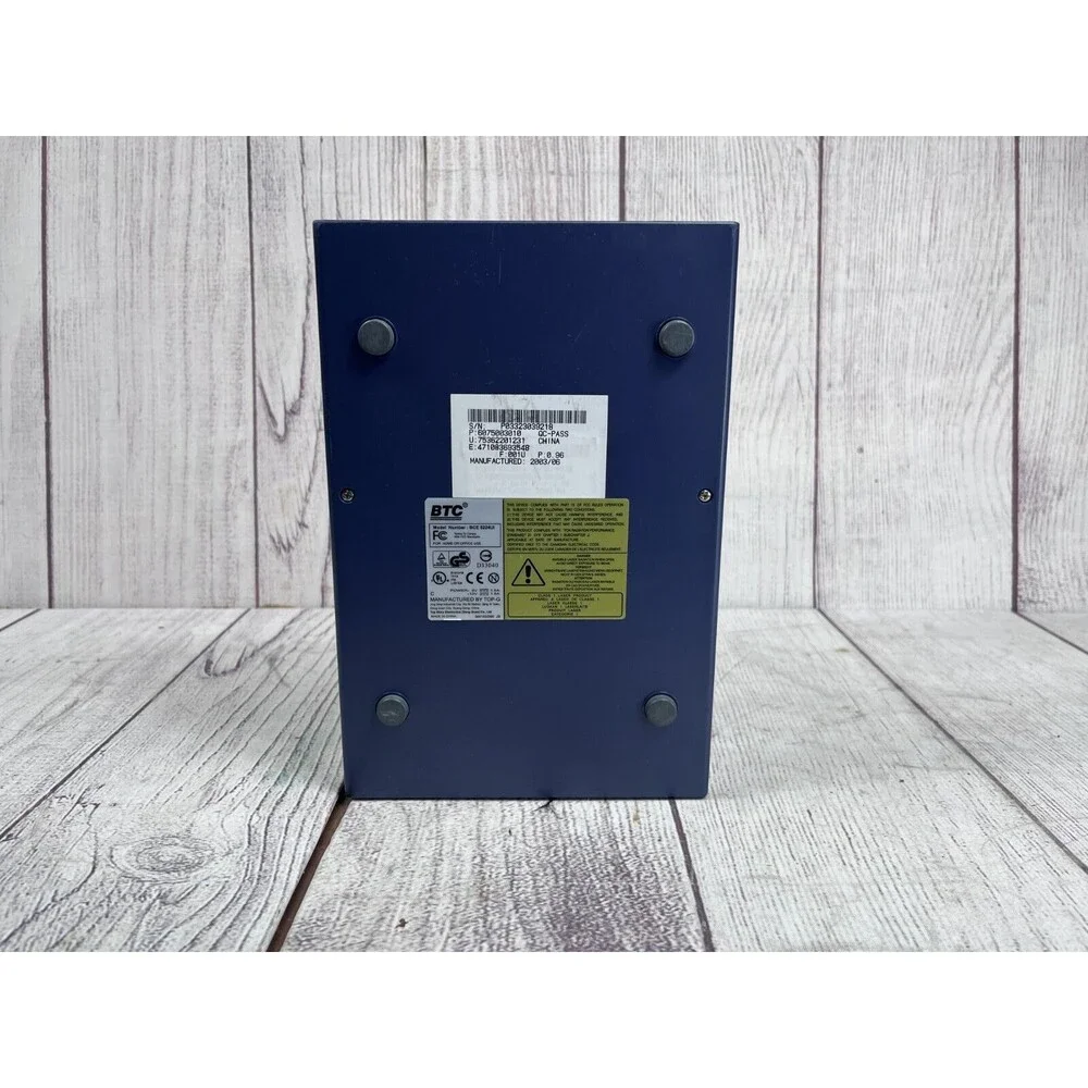 MAGICSPIN I522452EU BCE 5224UI CD-R/RW EXTERNAL DRIVE - No Cable- Tested Working